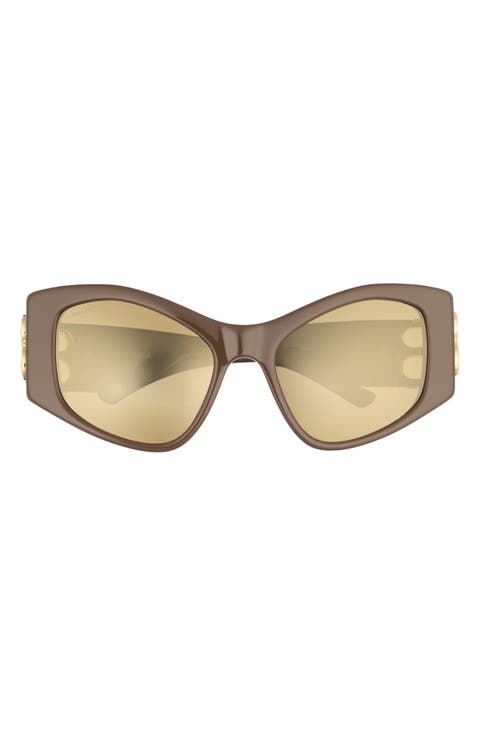 55mm Cat Eye Sunglasses