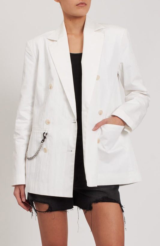 Brooklyn Chain Double Breasted Blazer
