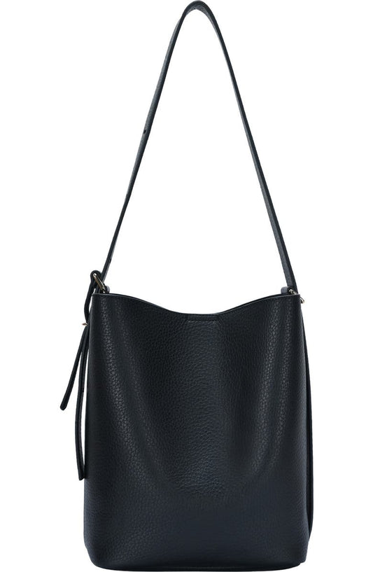 Faux Leather Hobo Bag