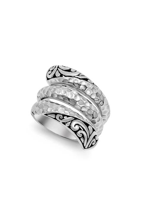 Anillo Cruzado Martillado