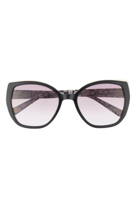 Gafas de sol Cat-Eye con montura completa de 56 mm
