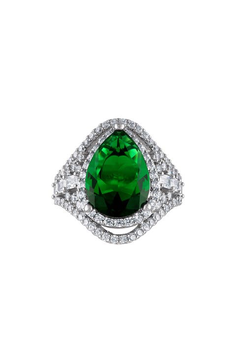 Cubic Zirconia Cocktail Ring