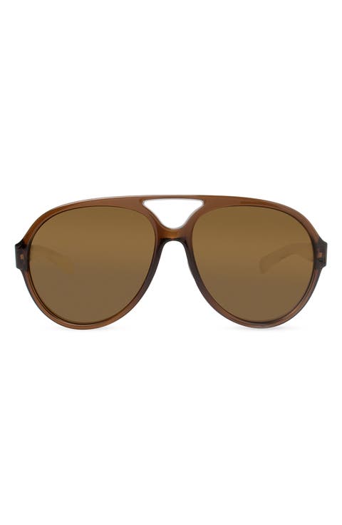 Spa 59mm Pilot Sunglasses
