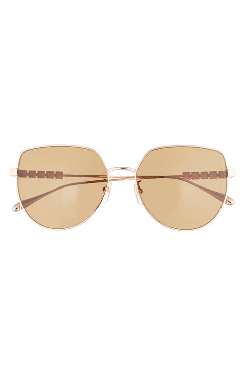 58mm Cat Eye Sunglasses