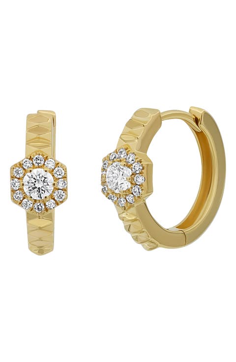 Cleo Diamond Hoop Earrings