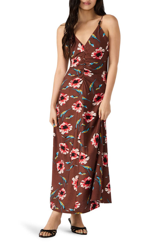 Monroe Ruched Maxi Dress