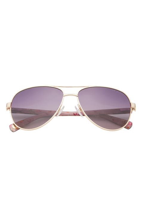 Gafas de sol de aviador con montura metálica de 57 mm