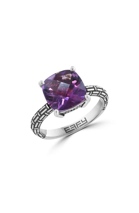 Amethyst Sterling Silver Ring