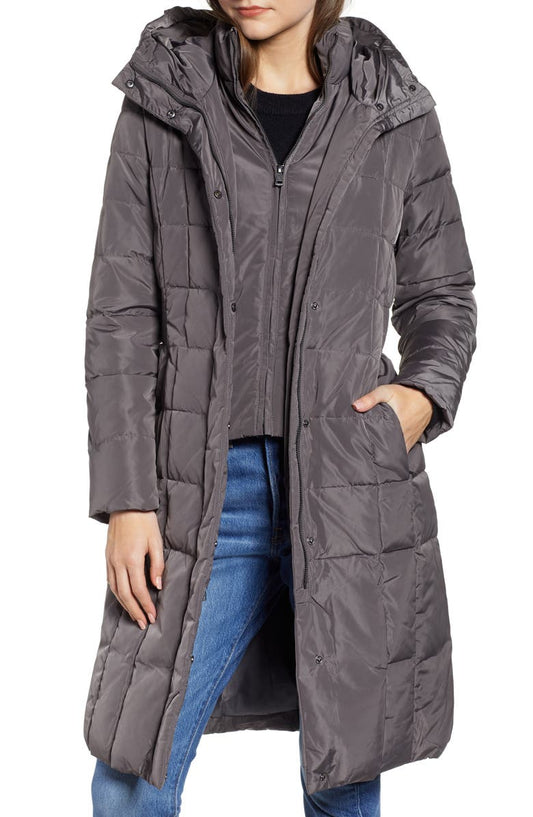 Bib Insert Down & Feather Fill Coat (Regular & Petite)