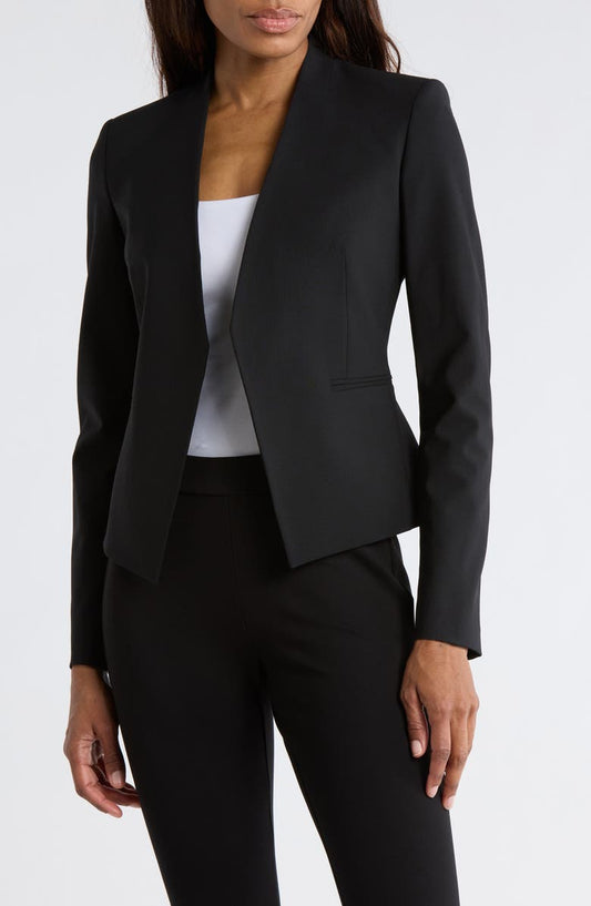 Lanai Open Front Stretch Wool Blazer