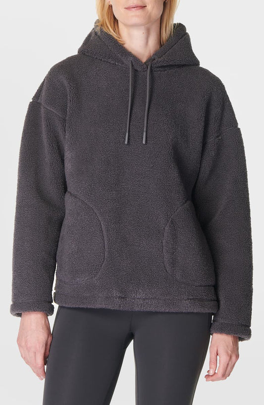 Plush Drawstring Hoodie