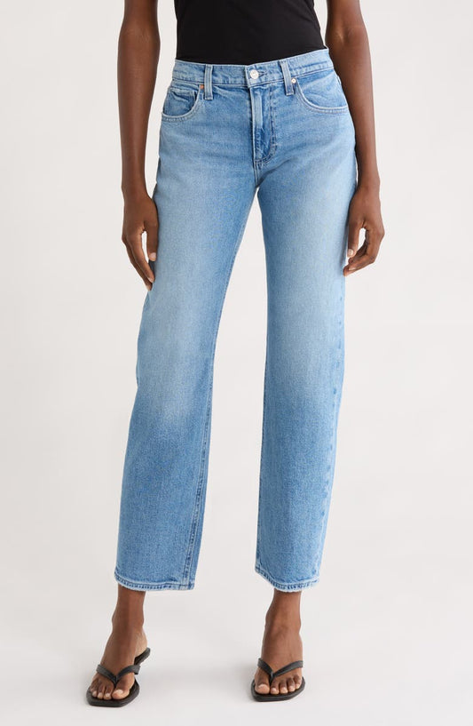 Morgan Mid Rise Ankle Straight Leg Jeans (Ferrera)