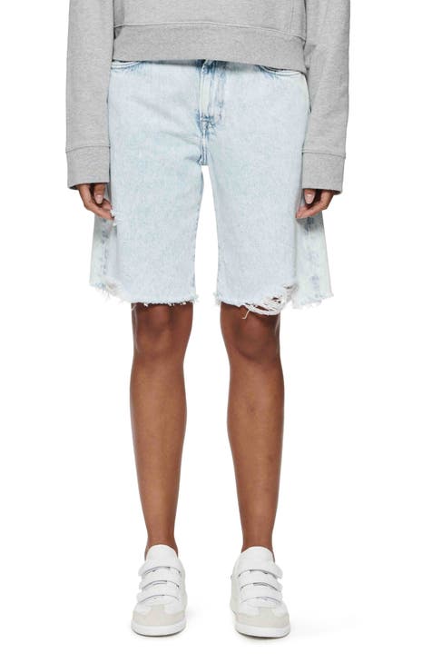 Bermudas vaqueras con bajo sin rematar Destruction