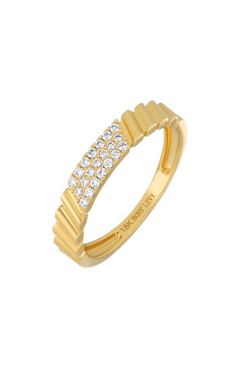 Anillo apilable de diamantes Cleo (Exclusivo Nordstrom)