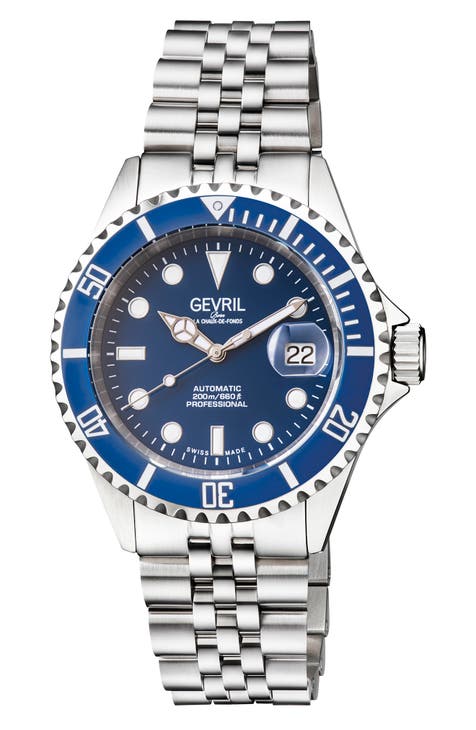 Reloj de pulsera Wall Street, 43 mm