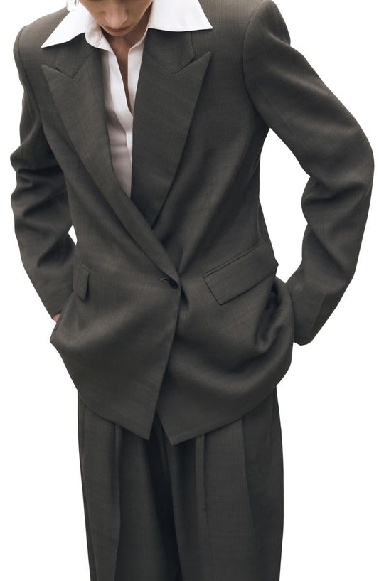 Oversize Double Breasted Suit Jacket