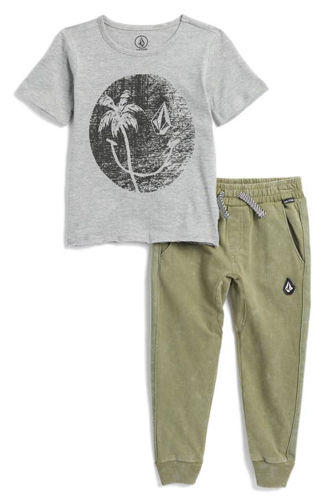 Conjunto de camiseta gráfica y joggers para niños (niño pequeño)