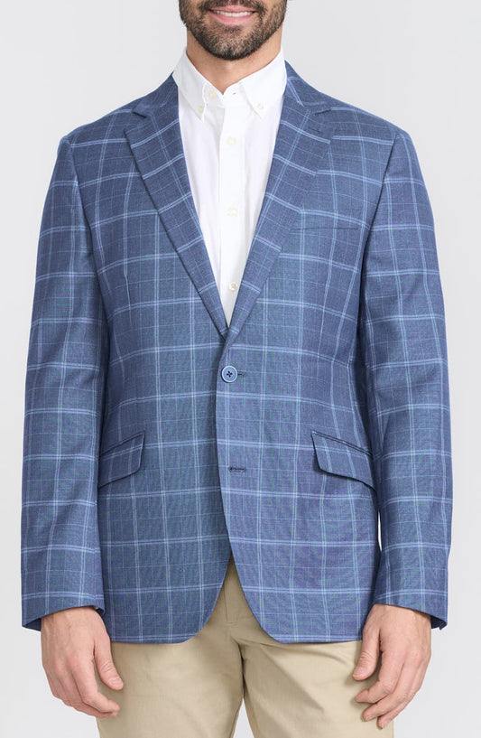 Mayfair Plaid Notch Lapel Blazer