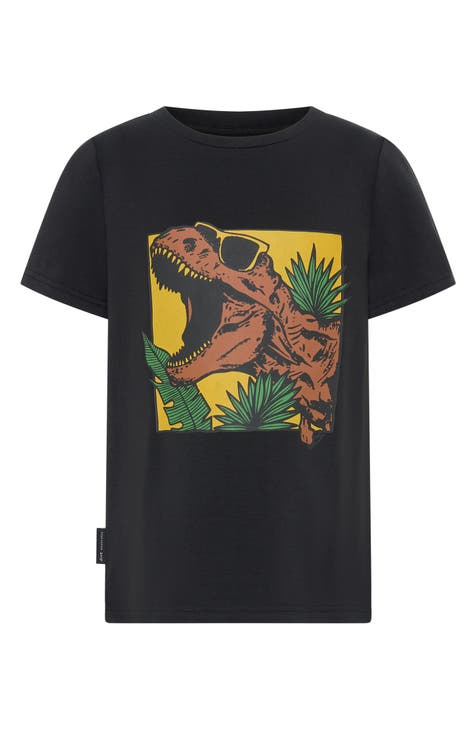 Camiseta Dino Graphic para niños pequeños y niños pequeños