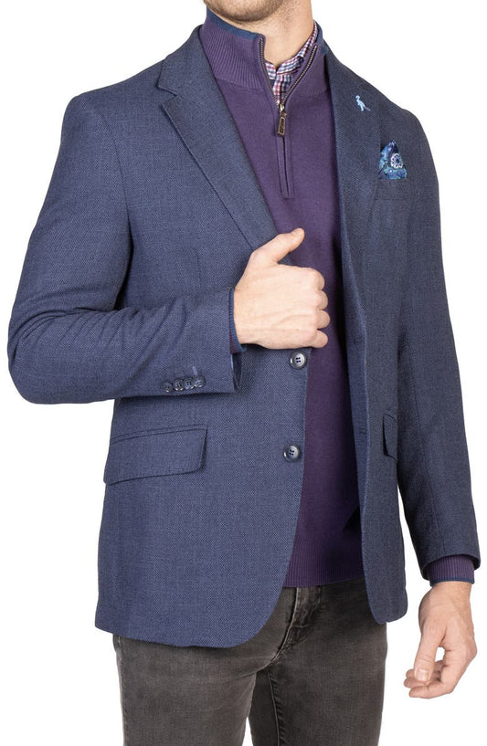 Slub Textured Sport Coat