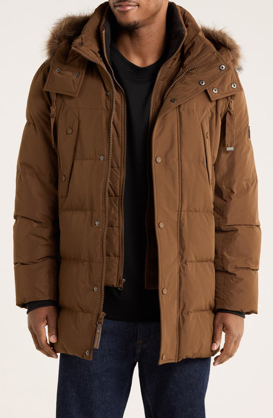 Gattaca Faux Fur Trim Parka