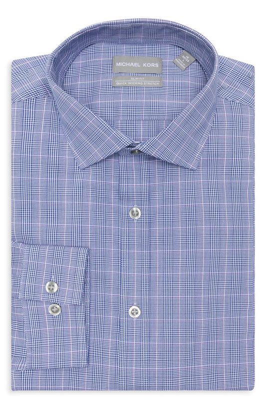 Slim Fit Stretch Cotton Dress Shirt