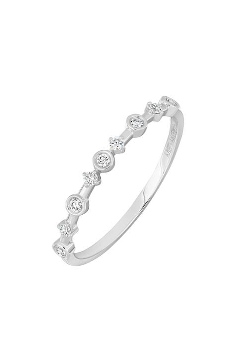 Anillo Apilable de Diamantes Monaco - 0,1 ct. (Exclusivo Nordstrom)