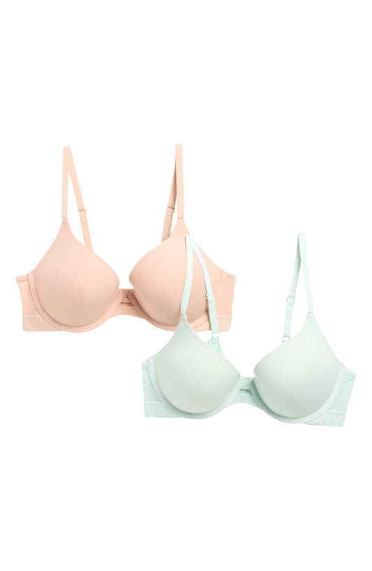 2-Pack Micro Logo Band Lift Bras