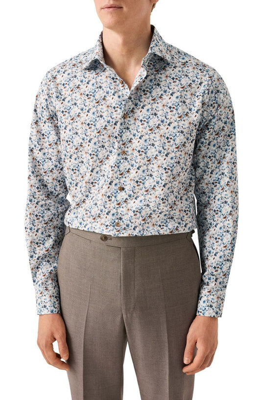 Contemporary Fit Floral Cotton Dress Shirt (Regular & Big)