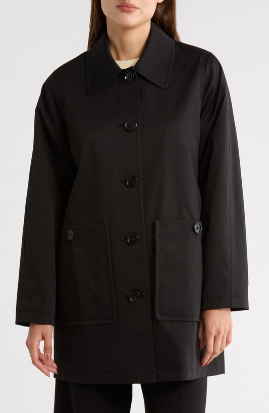 Leopard Print Water Repellent Rain Jacket